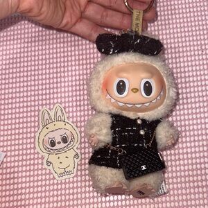 Authentic Furry Keychain with Black Outfit